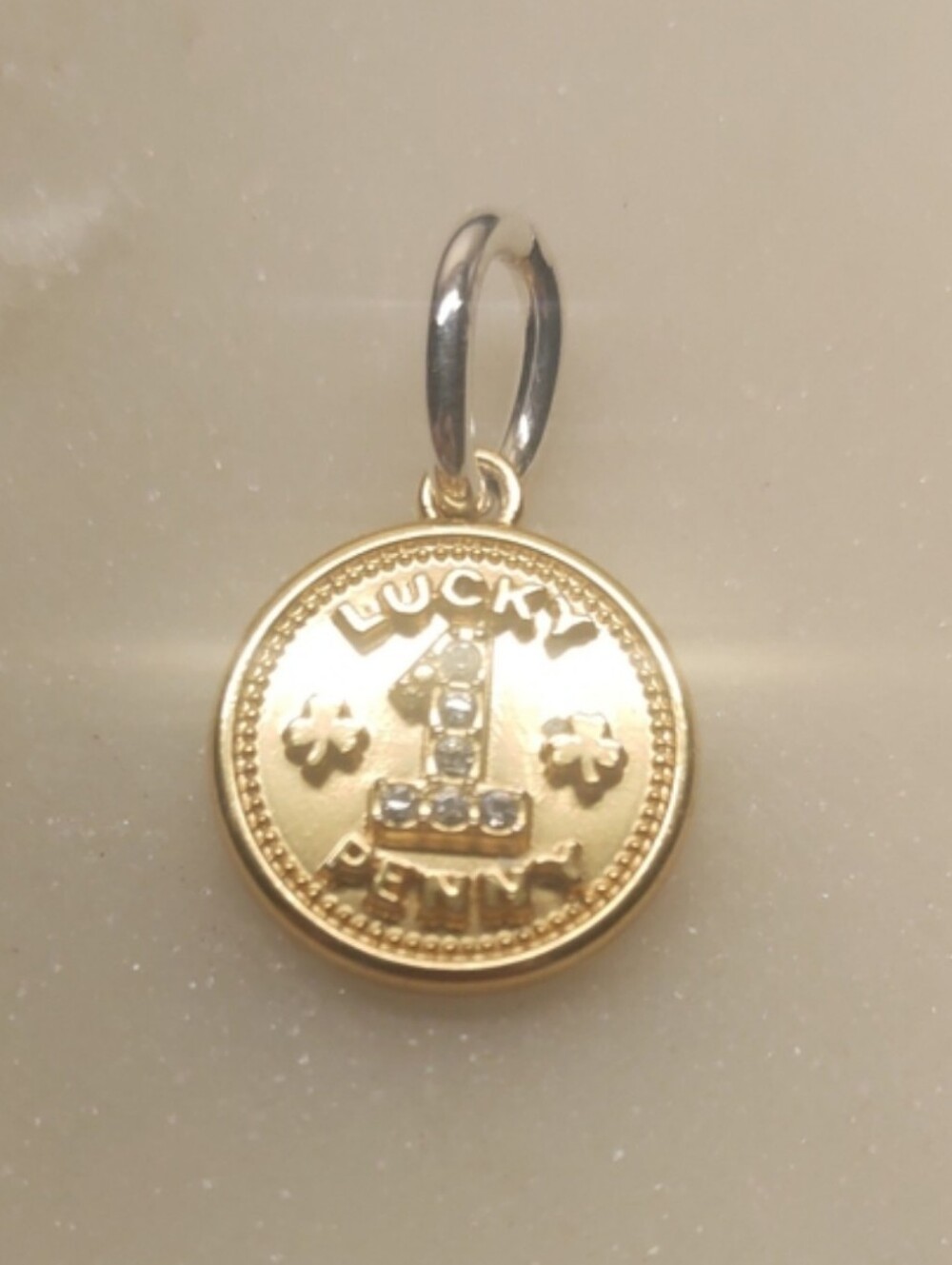 NEW! Brighton Lucky Penny Charm/Amulet Retired, Rare! JC4345